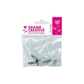 Graine Creative - Sachet de 10 mèches à bougie sur pied - 7 cm
