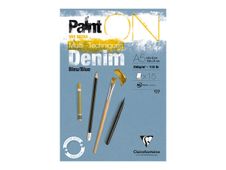 Bloc 15 feuilles - A5 - 250g - bleu denim - Clairefontaine