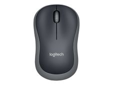 Logitech M185 - Souris - optique - sans fil - 2.4 GHz - récepteur sans fil USB - gris