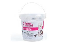 Graine Creative - Crystal gel - 9 pièces - 800 g - transparent