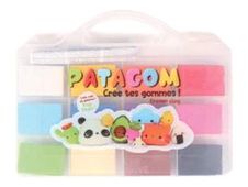 Graine Creative PATAGOM - Valisette de 12 gommes