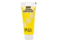 Pebeo Studio Gouache - Peinture gouache - jaune citron - opaque mat - 100 ml