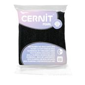 Cernit Pearl - Pâte à modeler - 56 g - noir - argile polymère