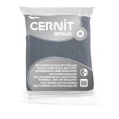Cernit Metallic - Pâte à modeler - 56 g - argent - argile polymère