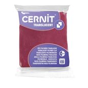Cernit Translucent - Pâte à modeler - 56 g - bordeaux - argile polymère