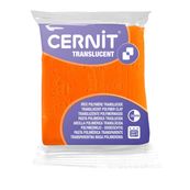 Cernit Translucent - Pâte à modeler - 56 g - orange - argile polymère
