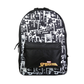 Bagtrotter - Cartable - 1 compartiment - polyester - noir, blanc, gris - Spider-Man