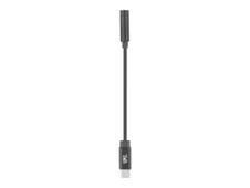 T'nB - Adaptateur audio - 24 pin USB-C mâle pour mini-phone stereo 3.5 mm femelle - 10 cm - noir