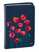 EUROTEXTAGENDA ML Bloom - Coquelicot bleu - 12x17 cm - Toile - Journalier - 12 mois de août à juillet - Quo Vadis