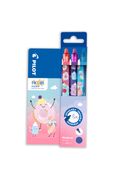 Pilot Frixion Ball Clicker SWEET PARADISE x3 - roller effaçable - 0,7mm - encre bleu