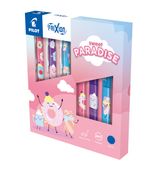 Pilot Frixion Ball et Clicker SWEET PARADISE x6 - roller effaçable - 0,7mm - encre bleu