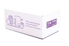 La Couronne - 500 Enveloppes C6 114 x 162 mm - 80 gr - sans fenêtre - blanc - bande auto-adhésive