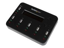 StarTech.com - Duplicateur autonome de clés USB 1:5 - Copieur de lecteur flash 1 à 5 avec effacement de données DoD 