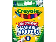 Crayola - 8 Feutres tampons animaux