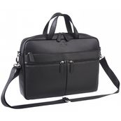 Oberthur Bradford - Sacoche pour ordinateur portable 15,6" - 2 compartiments - noir