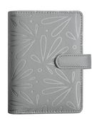 Floralie - Organiseur 16 mois - 11 x 14,5 cm - argent - Exacompta