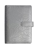 Floralie - Organiseur 16 mois - 14 x 19 cm - argent - Exacompta