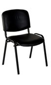 Chaise VISIMILI - empilable par 12 - noir