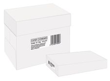 Papier blanc - A4 (210 x 297 mm) - 80 g/m² - 2500 feuilles (carton de 5 ramettes)