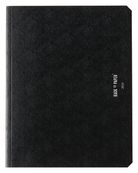 Agenda Semainier notes Back To Paper - 1 semaine sur 2 pages - 17 x 22 cm - noir - Brepols