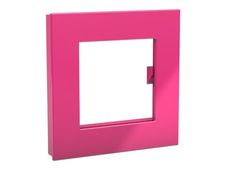 Dahle - Aimant super puissant Neodym - 75 x 75 mm - avec cadre photo - rose