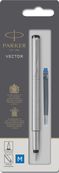 Parker Vector - Stylo plume + 1 cartouche - acier