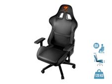 Fauteuil gamer Armor - accoudoirs réglables - noir