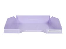 Exacompta Combo Midi Aquarel - Corbeille à courrier - mauve