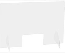 Exacompta - Vitre de protection à poser - 90 x 65 cm