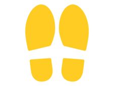 CEP Take Care - Jeu de 2 empreintes de pas