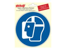 Pickup - Adhésif de signalisation "port du masque obligatoire" - 15 cm de diamètre