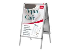 Nobo - Présentoir - sur pied - 841 x 594 mm - pour A1 - double face - extérieur