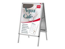 Nobo - Chevalet sur pied - porte-affiche clipsable A0