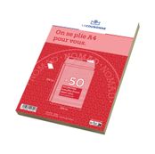 50 Pochettes 229x324x30 kraft 120g adh s.fen fd.trad