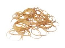 Sign - bracelets caoutchouc - élastiques fins - 1,5 x 15 cm - 1 kg