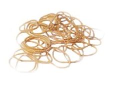 Sign - bracelets caoutchouc - élastiques fins  - 20 cm - 1 kg