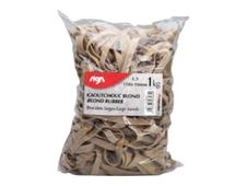 Sign - Bracelets caoutchouc - élastiques larges - 1 x 18 cm - 1 kg