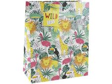 Clairefontaine Eurowrap - Sac cadeau - 26,5 cm x 14 cm x 33 cm - jungle