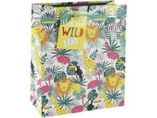 Clairefontaine Eurowrap - Sac cadeau - 21,5 cm x 10,2 cm x 25,3 cm - jungle