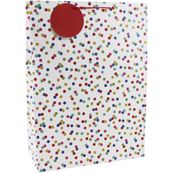 Clairefontaine Eurowrap - Sac cadeau - 33 cm x 15 cm x 45,5 cm - pois