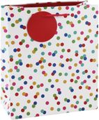 Clairefontaine Eurowrap - Sac cadeau - 21,5 cm x 10,2 cm x 25,3 cm - pois