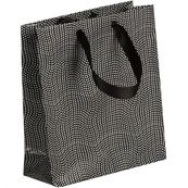 Clairefontaine Eurowrap - Sac cadeau pelliculé - 12 cm x 4,5 cm x 13,5 cm - ruban satin "Chambery"