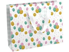 Clairefontaine Eurowrap - Sac shopping imprimé coton birthday - 37,3 x 11,8 x 27,5 cm