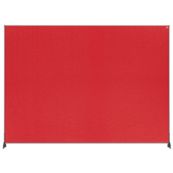 Nobo Impression Pro - Cloison de séparation - 140 x 100 cm - rouge