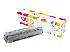 Cartouche laser remanufacturée OKI 44315307 - cyan - Owa