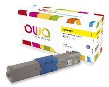 Cartouche laser remanufacturée OKI 46490605 - jaune - Owa