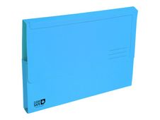 Exacompta Clean'Safe - 5 Chemises à poche - A4 - bleu