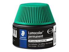 STAEDTLER Lumocolor - Flacon de recharge 20 ml - vert - pour marqueurs permanents Lumocolor 348