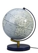Carpentras Sign - Globe terrestre lumineux - 25 cm - tactile bleu clair
