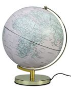 Carpentras Sign - Globe terrestre lumineux - 30 cm - antique rose